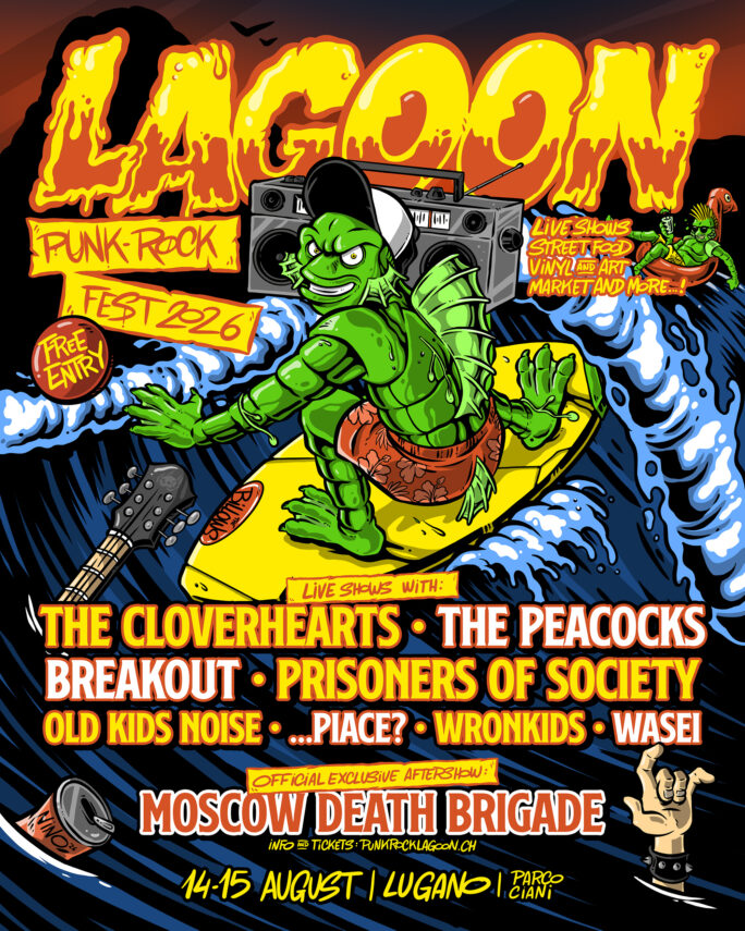 Lagoon Punk Rock Fest 2026: la line up completa!